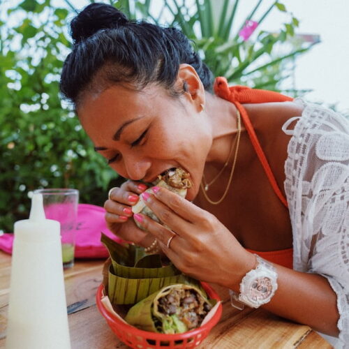 Probar comida local Tulum