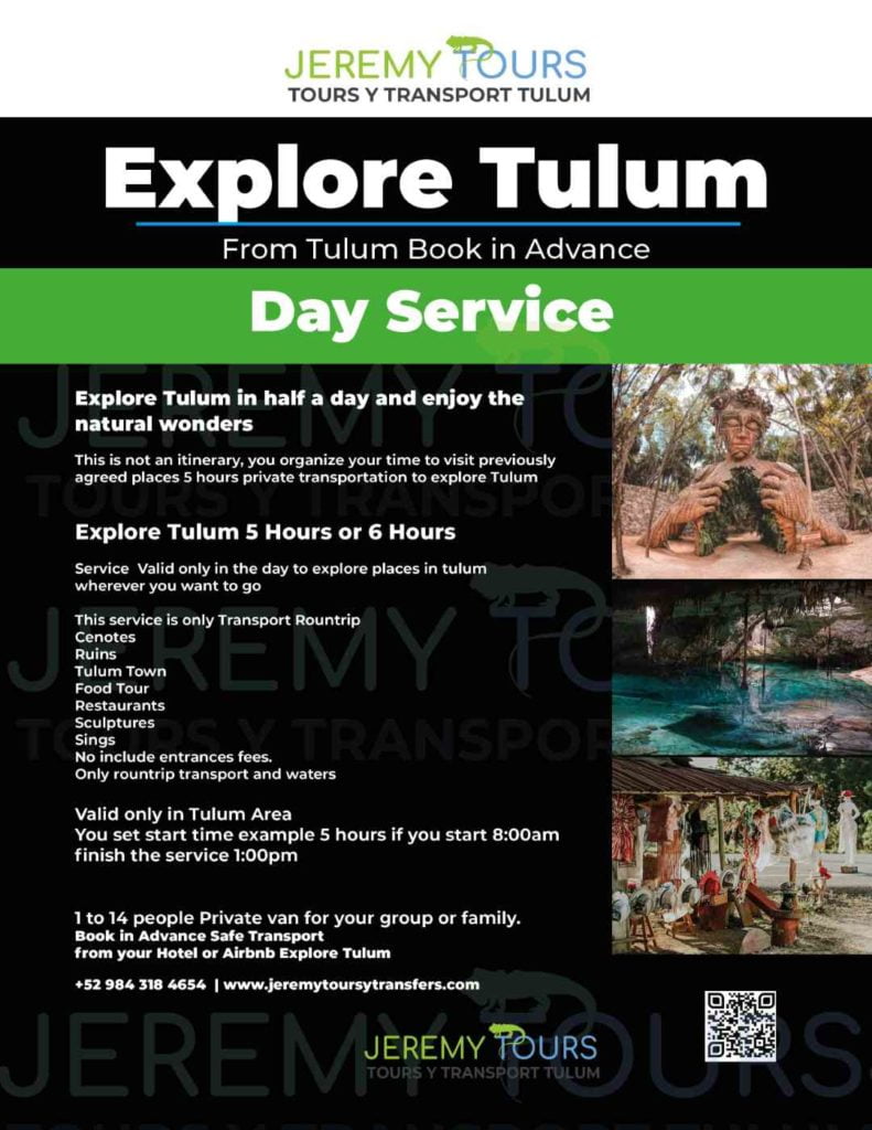 TULUM TOURS Y TRANSFERS BOOK TOUR EXPLORE TULUM