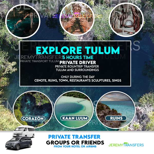 explore tulum private driver transport